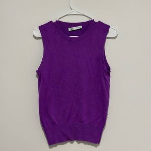 Purple top from ZARA